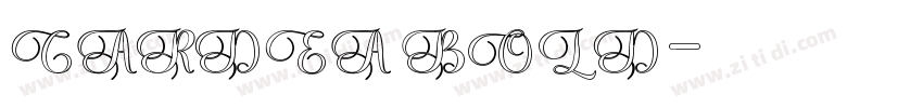 CARDEA BOLD字体转换